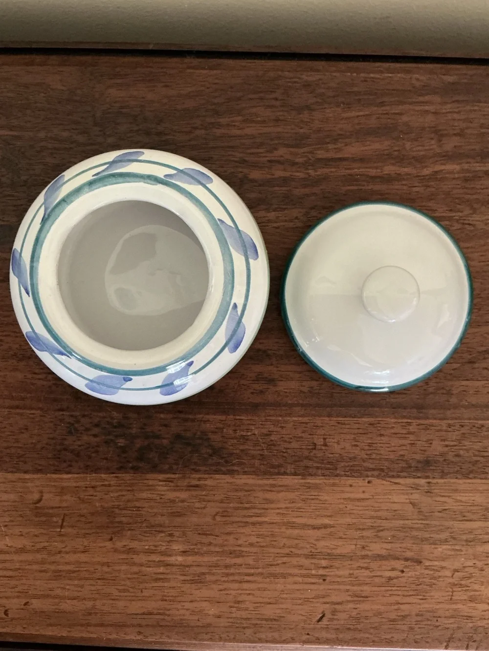 Hand-Painted Caleca Cream & Sugar Italy